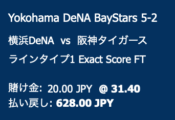 横浜DeNA対阪神タイガース・2020.6.27 プロ野球予想