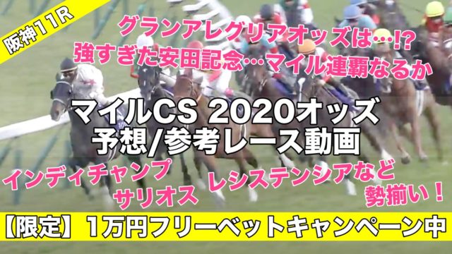 マイルCS2020オッズ発表(予想&過去参考レース動画) グランアレグリア,サリオス,インディチャンプら有力馬評価は…
