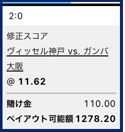 2023ヴィッセル神戸対ガンバ大阪 ２−０で神戸勝利と予想