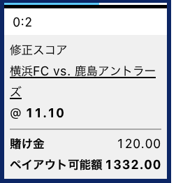 2023横浜FC対鹿島アントラーズ 鹿島が２−０で勝利と予想