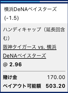 横浜DeNAベイスターズ対阪神タイガース20232回戦・横浜DeNA勝利と予想
